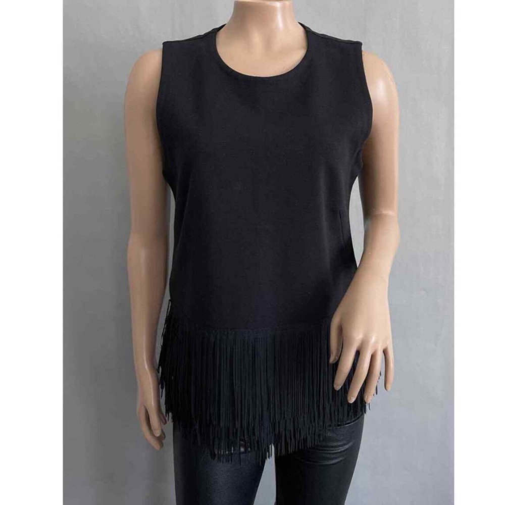 J.Crew Collection Fringe Trim Tank Top. - Picture 9 of 11